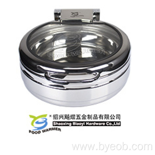Induction Small Round Chafing Dish with Buffet Frame